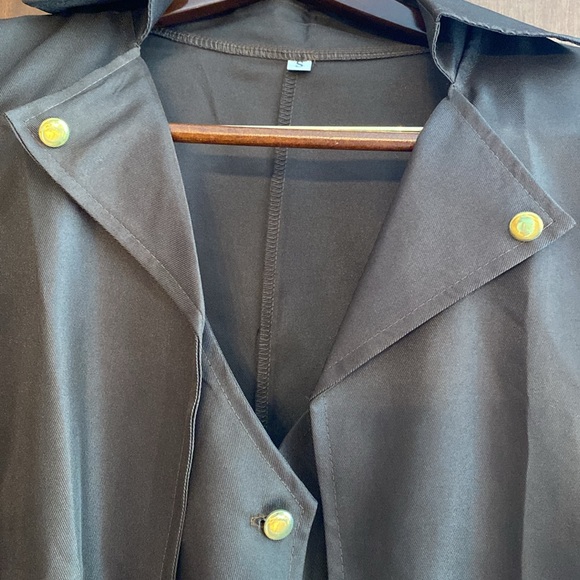 Halloween anyone? Brown long jacket with tails. Size S mens - Picture 3 of 7